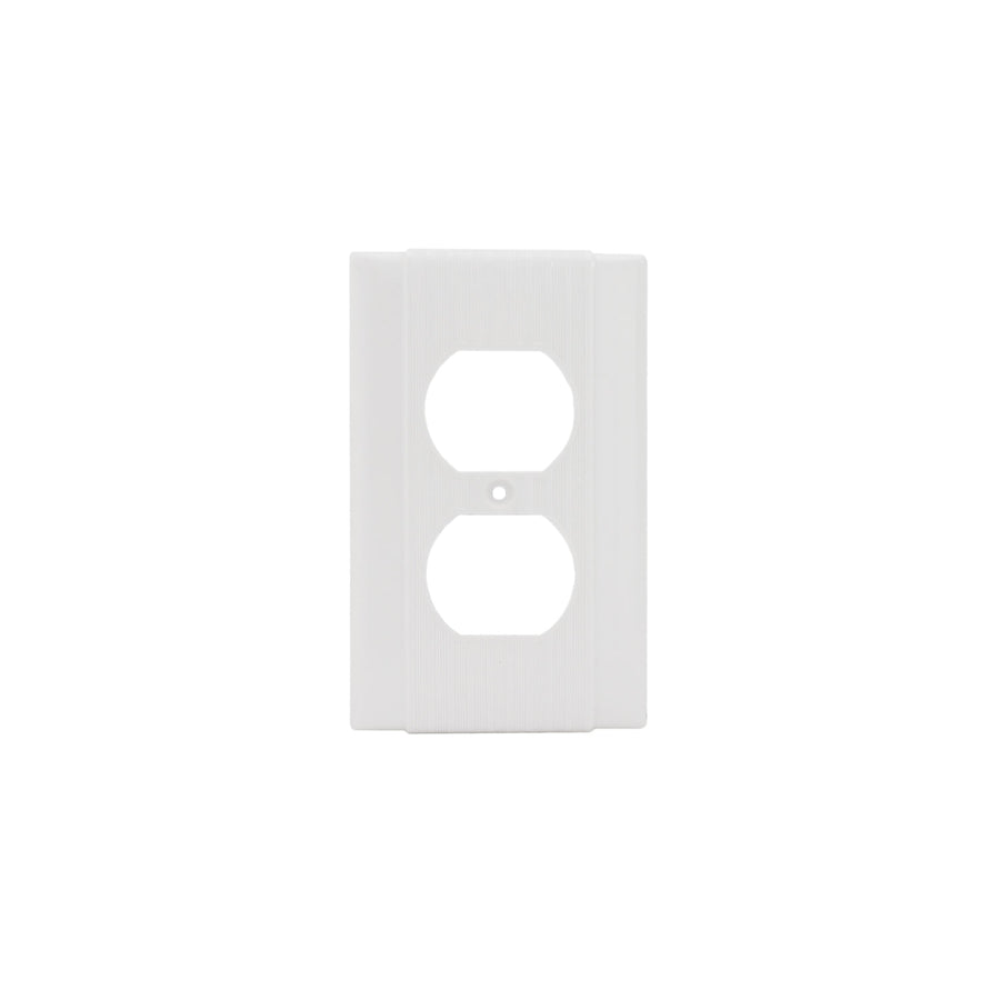 Placa para Receptáculo Dúplex de Baquelita Arrow Hart, Color Blanco | 92101B