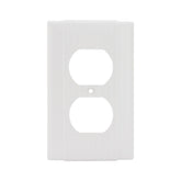Placa para Receptáculo Dúplex de Baquelita Arrow Hart, Color Blanco | 92101B