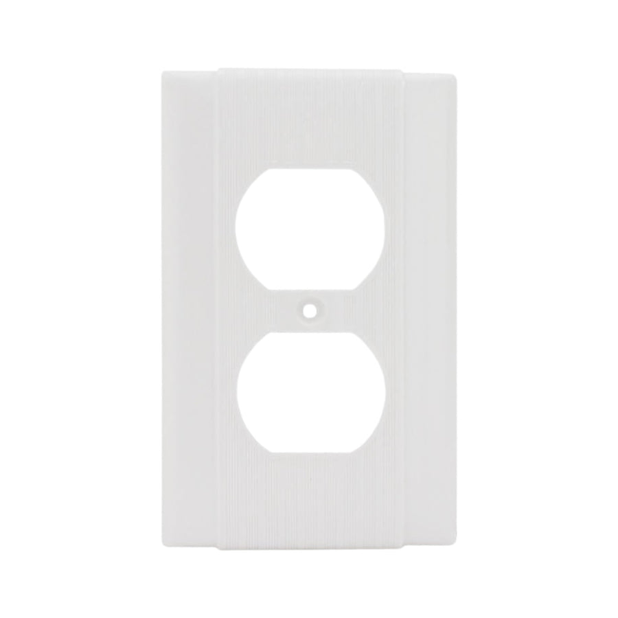 Placa para Receptáculo Dúplex de Baquelita Arrow Hart, Color Blanco | 92101B