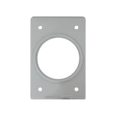 Placa para Receptáculo Sencillo de Aluminio Arrow Hart, 55 mm, Uso Industrial | AH2155