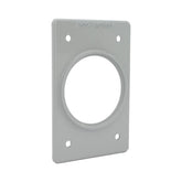 Placa para Receptáculo Sencillo de Aluminio Arrow Hart, 55 mm, Uso Industrial | AH2155 - imagen 2