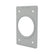 Placa para Receptáculo Sencillo de Aluminio Arrow Hart, 55 mm, Uso Industrial | AH2155 - imagen 3