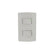 Placa Sanelec Línea Roma con Apagador Doble 127V | SE344427