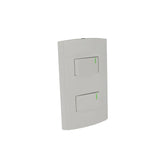 Placa Sanelec Línea Roma con Apagador Doble 127V | SE344427 - imagen 2