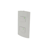 Placa Sanelec Línea Roma con Apagador Doble 127V | SE344427 - imagen 3