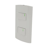 Placa Sanelec Línea Roma con Apagador Doble 127V | SE344427 - imagen 3