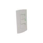 Placa Sanelec Línea Roma con Apagador Triple 127V | SE344434 - imagen 2