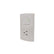 Placa Sanelec Línea Roma con Apagador y Contacto Aterrizado 127V | SE344441 - imagen 3