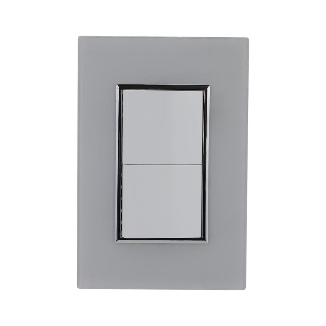 Placa Sanelec Línea Venecia Blanco con Apagador Doble 127V | SE344755