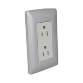 Placa Sanelec Línea Toscana Silver con Contacto Doble Aterrizado 127V | SE344984 - imagen 2