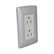 Placa Sanelec Línea Toscana Silver con Contacto Doble Aterrizado 127V | SE344984 - imagen 2