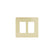 Placa Decorator Arrow Hart para Cajas de 2G, sin Tornillos, Color Marfil | PJS262V