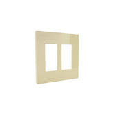 Placa Decorator Arrow Hart para Cajas de 2G, sin Tornillos, Color Marfil | PJS262V - imagen 2