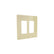 Placa Decorator Arrow Hart para Cajas de 2G, sin Tornillos, Color Marfil | PJS262V - imagen 2