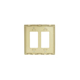 Placa Decorator Arrow Hart para Cajas de 2G, sin Tornillos, Color Marfil | PJS262V - imagen 3