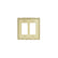 Placa Decorator Arrow Hart para Cajas de 2G, sin Tornillos, Color Marfil | PJS262V - imagen 3