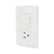 Placa Sanelec Línea Toscana con Apagador y Contacto Aterrizado 127V | SE344595 - imagen 3
