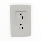 Placa Sanelec Línea Toscana con Contacto Doble Aterrizado 127V | SE344601