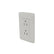 Placa Sanelec Línea Toscana con Contacto Doble Aterrizado 127V | SE344601 - imagen 2