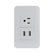 Placa Sanelec Línea Universal con Contacto Aterrizado y 2 Puertos USB 127V | SE344663