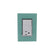 Placa Sanelec Línea Venecia Aqua con Apagador y Contacto Aterrizado 127V