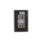 Placa Sanelec Línea Venecia Aqua con Apagador y Contacto Aterrizado 127V - imagen 4