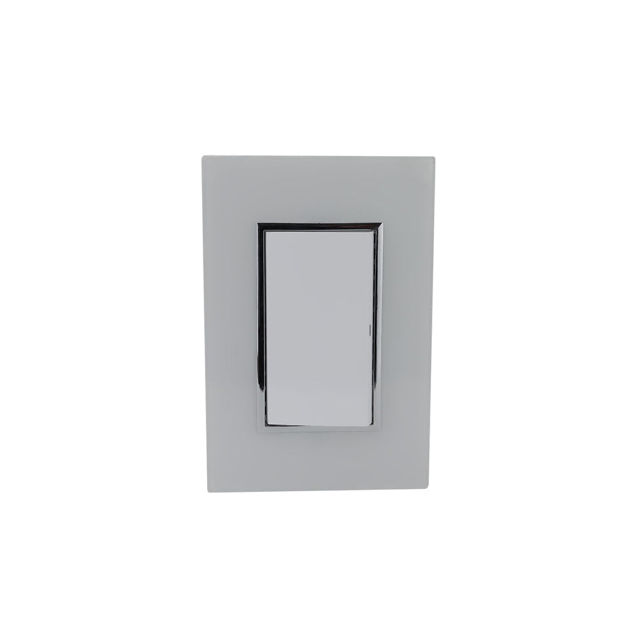 Placa Sanelec Línea Venecia Blanco con Apagador de Escalera 127V | SE344724