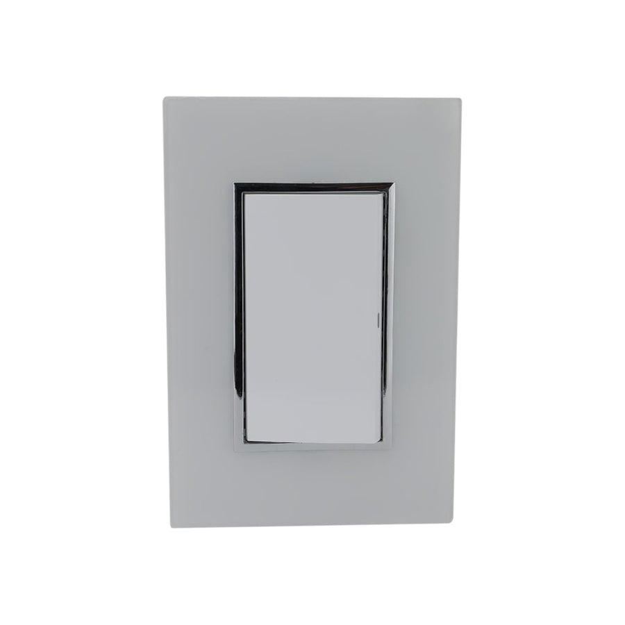 Placa Sanelec Línea Venecia Blanco con Apagador de Escalera 127V | SE344724