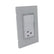 Placa Sanelec Línea Venecia Blanco con Apagador y Contacto Aterrizado 127V | SE344731 - imagen 2