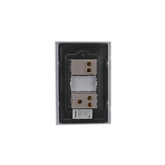 Placa Sanelec Línea Venecia Blanco con Apagador y Contacto Aterrizado 127V | SE344731 - imagen 4