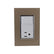 Placa Sanelec Línea Venecia Champagne con Apagador y Contacto Aterrizado 127V | SE345578