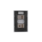 Placa Sanelec Línea Venecia Champagne con Apagador y Contacto Aterrizado 127V | SE345578 - imagen 4
