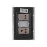 Placa Sanelec Línea Venecia Champagne con Apagador y Contacto Aterrizado 127V | SE345578 - imagen 4