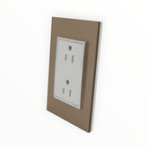 Placa Sanelec Línea Venecia Champagne con Contacto Doble Aterrizado 127V | SE345585 - imagen 2