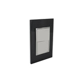 Placa Sanelec Línea Venecia Humo con Apagador Doble 127V | SE345400 - imagen 2