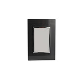 Placa Sanelec Línea Venecia Humo con Apagador Sencillo 127V | SE345363