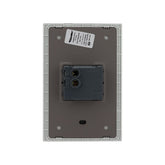 Placa Sanelec Línea Venecia Humo con Apagador Sencillo 127V | SE345363 - imagen 4