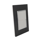 Placa Sanelec Línea Venecia Humo con Apagador Sencillo y de Escalera 127V | SE345448 - imagen 2