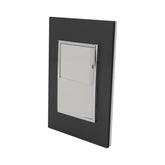 Placa Sanelec Línea Venecia Humo con Apagador Sencillo y de Escalera 127V | SE345448 - imagen 3