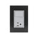 Placa Sanelec Línea Venecia Humo con Apagador y Contacto Aterrizado 127V | SE345387