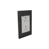 Placa Sanelec Línea Venecia Humo con Contacto Doble Aterrizado 127V | SE345394 - imagen 2