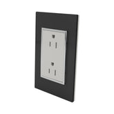 Placa Sanelec Línea Venecia Humo con Contacto Doble Aterrizado 127V | SE345394 - imagen 3