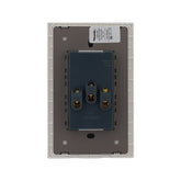 Placa Sanelec Línea Venecia Humo con Contacto Doble Aterrizado 127V | SE345394 - imagen 4