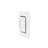 Placa Sanelec Línea Verona con Apagador Doble 127V | SE344625 - imagen 2