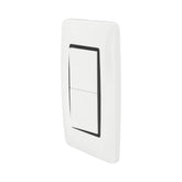 Placa Sanelec Línea Verona con Apagador Doble 127V | SE344625 - imagen 2
