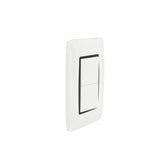 Placa Sanelec Línea Verona con Apagador Doble 127V | SE344625 - imagen 3