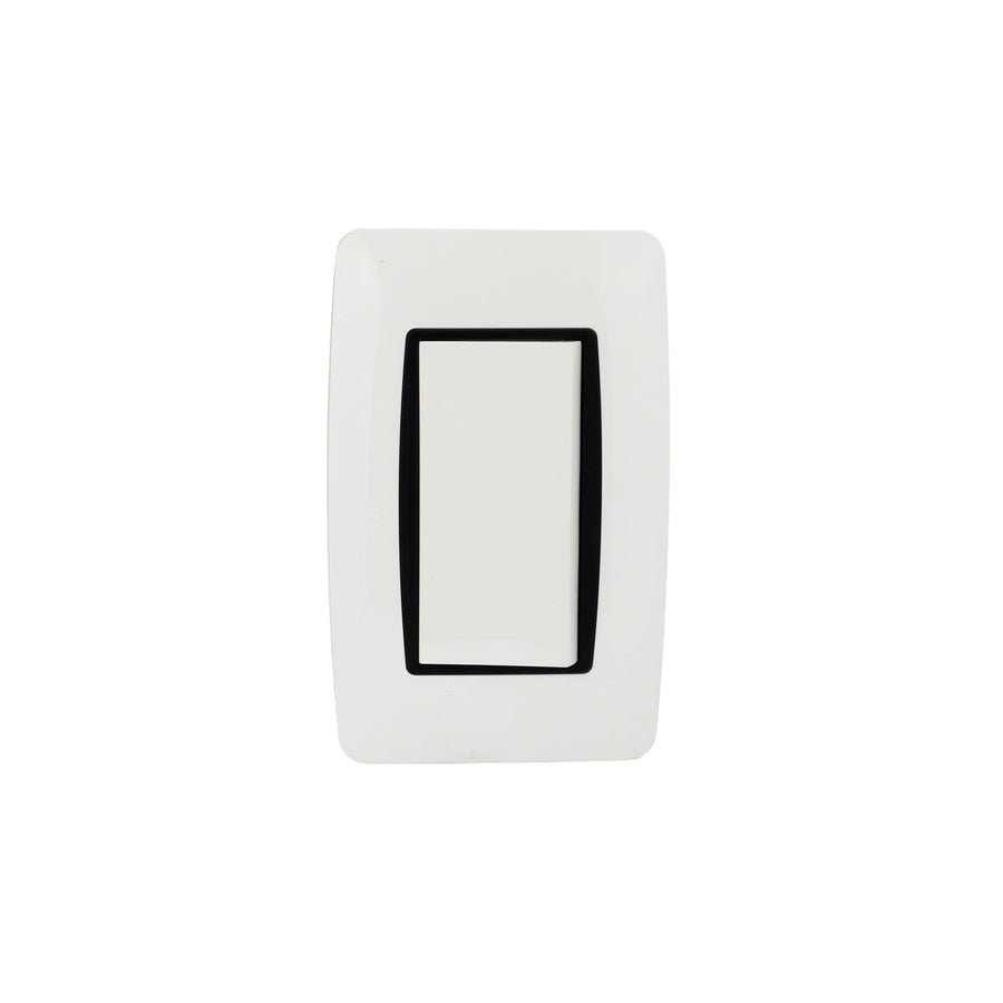 Placa Sanelec Línea Verona con Apagador de Escalera 127V | SE342539