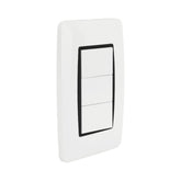 Placa Sanelec Línea Verona con Apagador Triple 127V | SE344632 - imagen 3