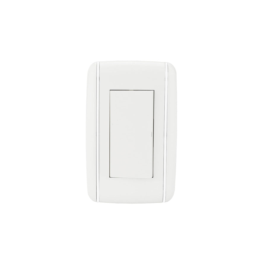Placa Sanelec Línea Vicenza con Apagador de Escalera 127V | SE342591