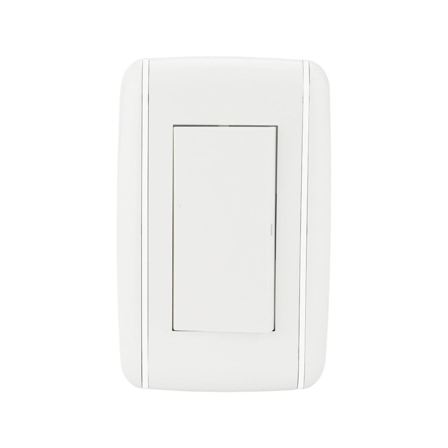 Placa Sanelec Línea Vicenza con Apagador de Escalera 127V | SE342591